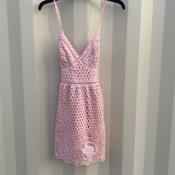 Eyelet midi abercrombie & fitch dress - Picture 1 of 7